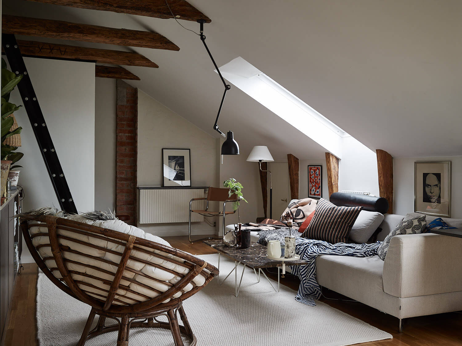 cozy scandinavian attic apartment nordroom3 A Cozy Scandinavian Attic Apartment