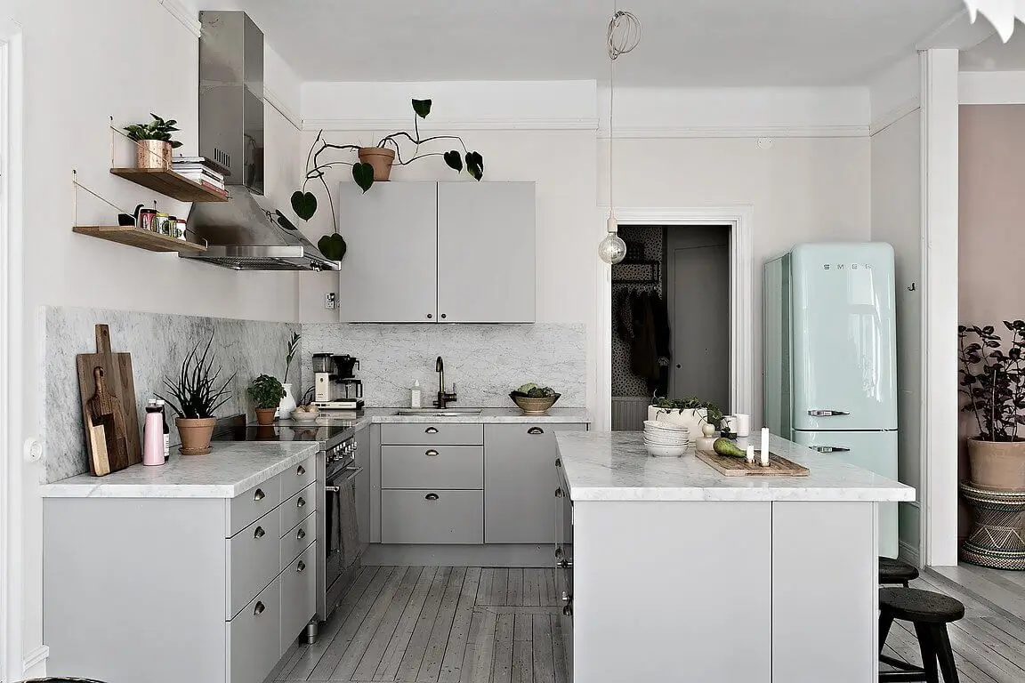 A Scandinavian Apartment in Muted Pink & Grey Tones 4 scandinavian-apartment-muted-pink-grey-nordroom