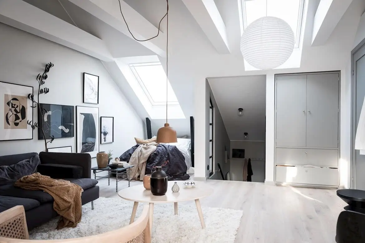 A Light-Filled Scandinavian Attic Studio Apartment 5 light-filled-scandinavian-attic-studio-apartment-nordroom