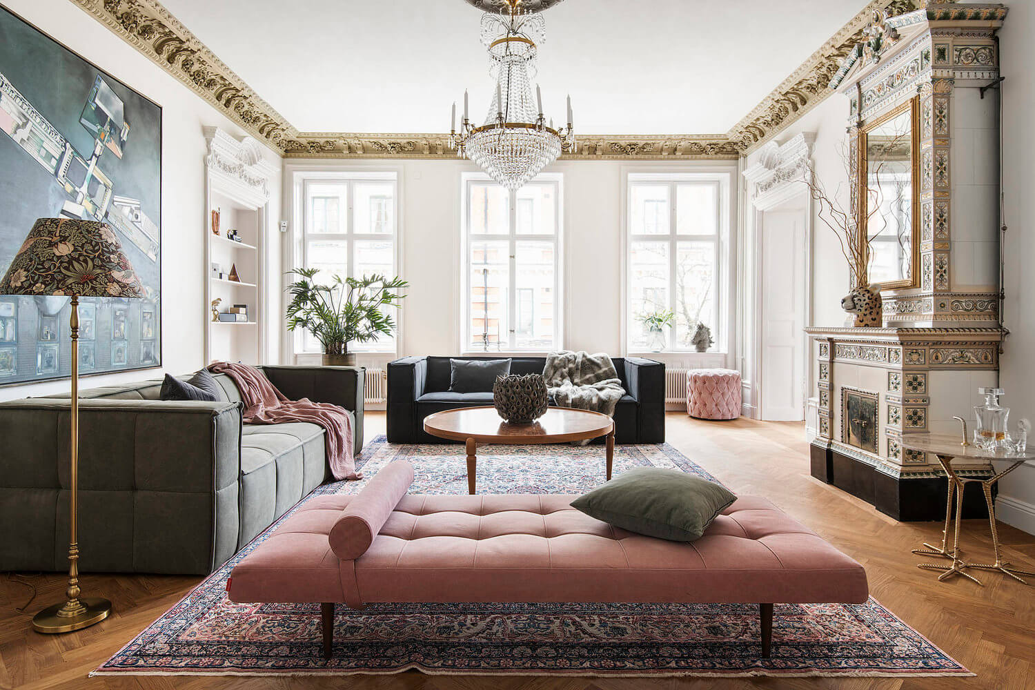 spacious stockholm apartment historic touches nordroom A Spacious Stockholm Apartment Packed With Historic Touches