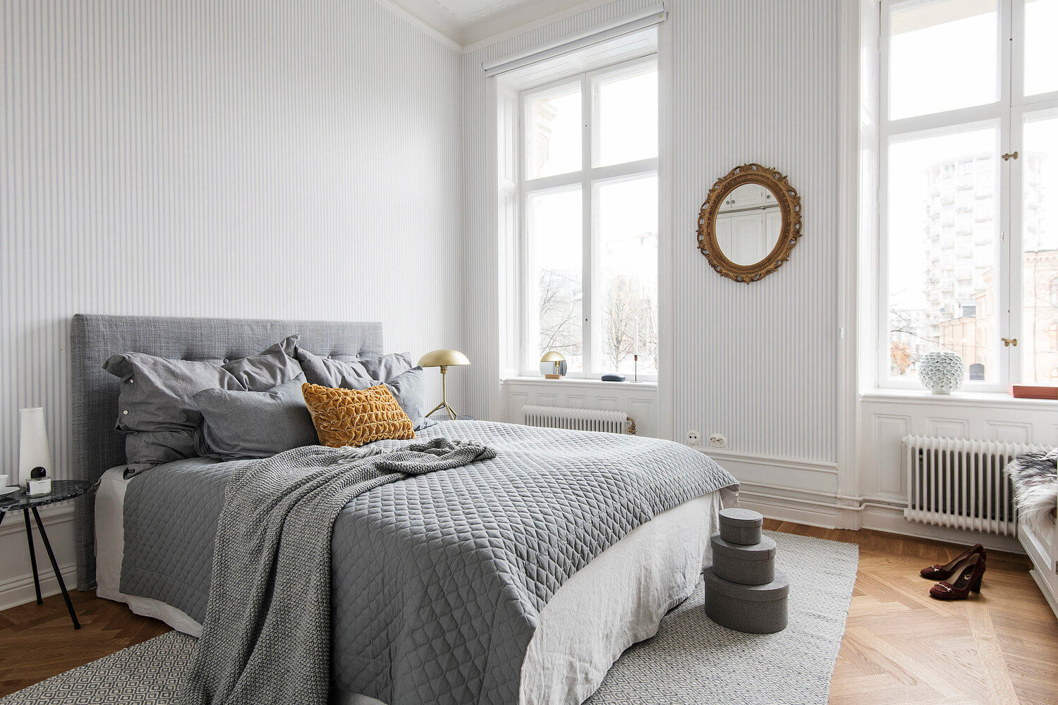 spacious stockholm apartment historic touches nordroom11 A Spacious Stockholm Apartment Packed With Historic Touches