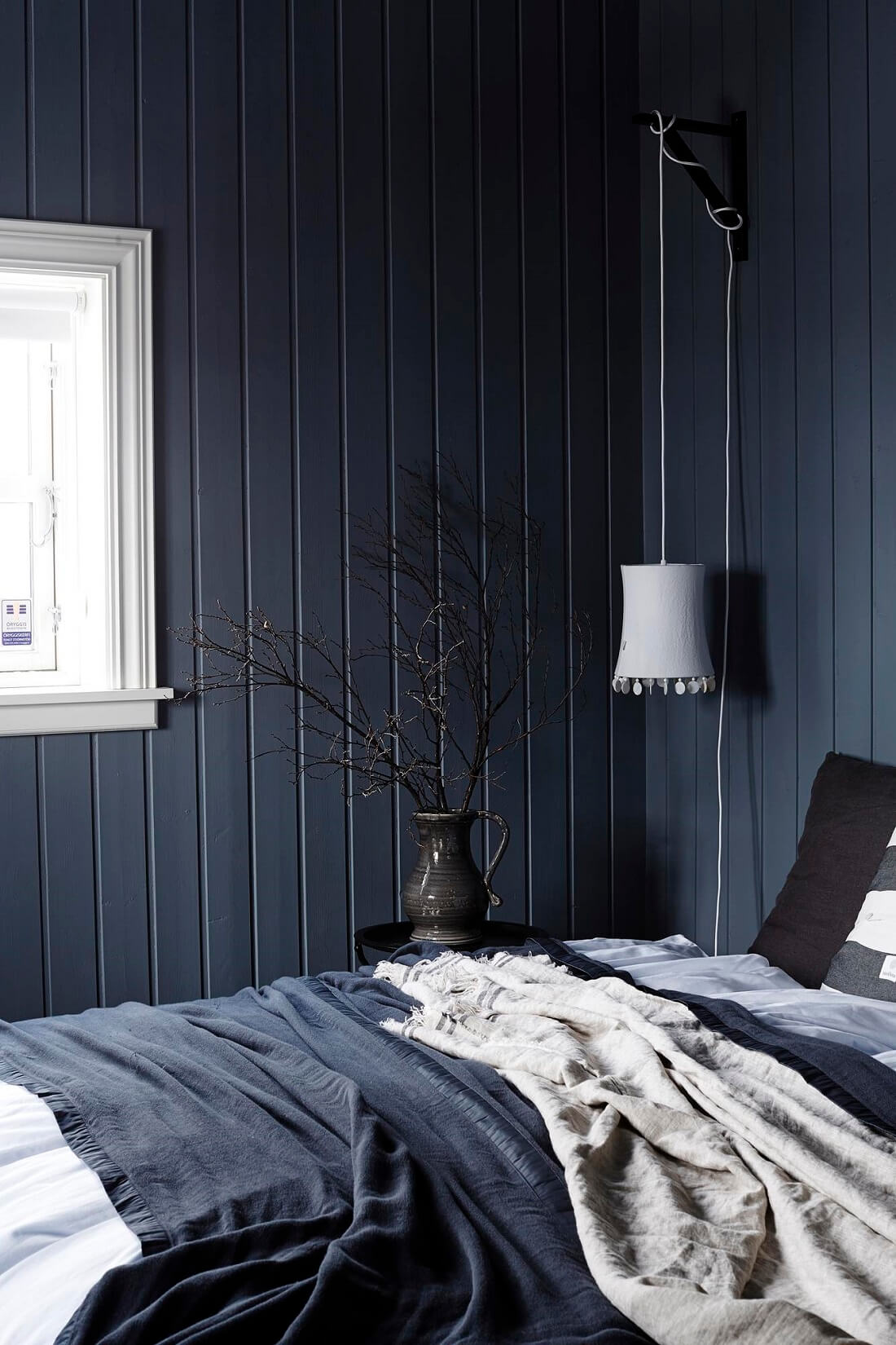 black cottage iceland dark grey interior nordroom8 A Black Cottage in Iceland Decorated in Dark Grey Tones