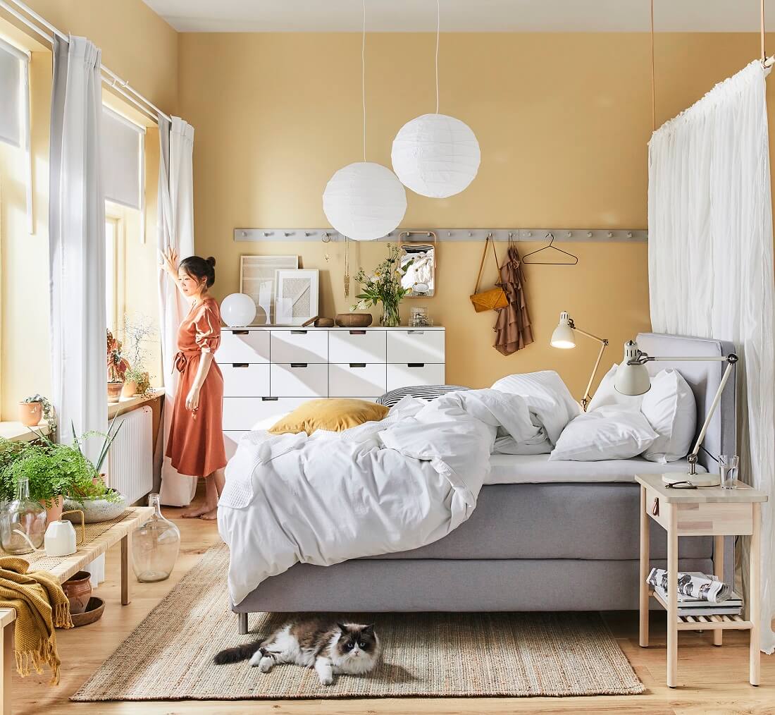 ikea spring catalog 2019 nordroom The Best Warm Paint Colors for a Bedroom