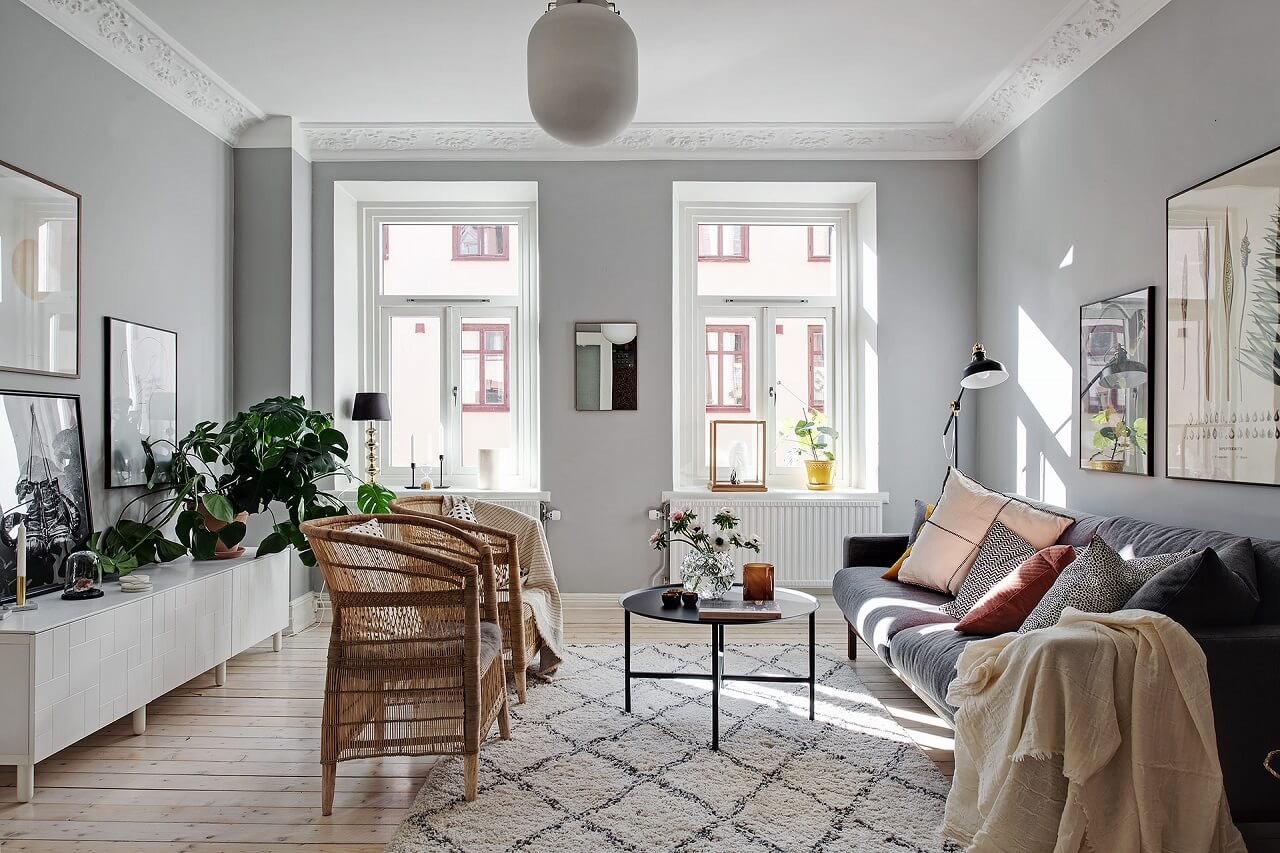 TheNordroom ALovelyLight FilledScandinavianApartment1 A Lovely Light-Filled Scandinavian Apartment