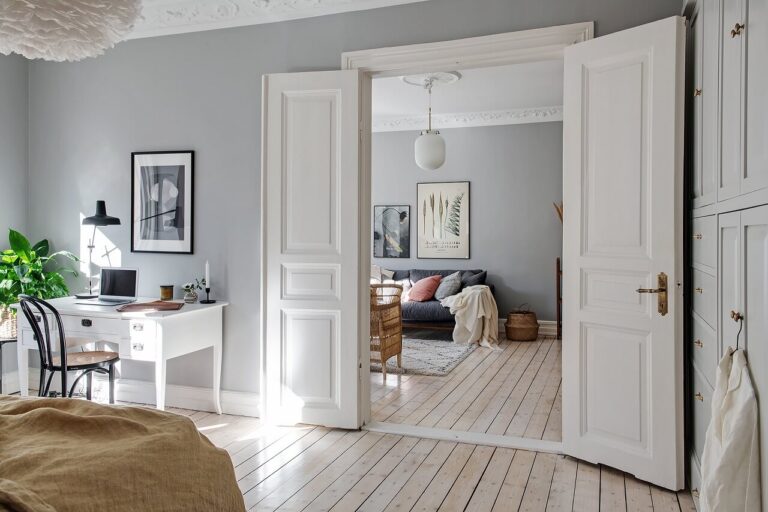 Image showcasing A Lovely Light-Filled Scandinavian Apartment - The Nordroom