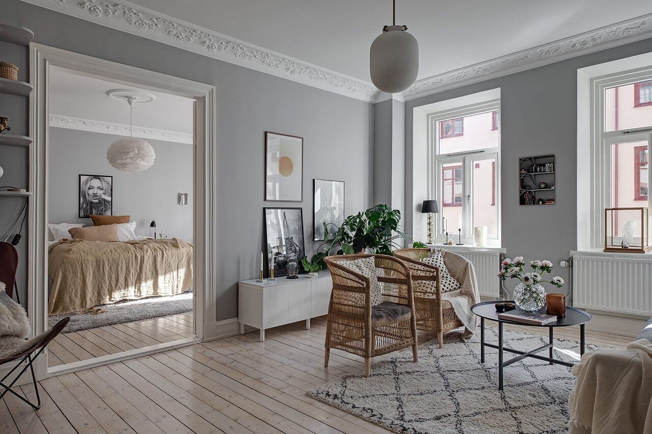 A Lovely Light-Filled Scandinavian Apartment