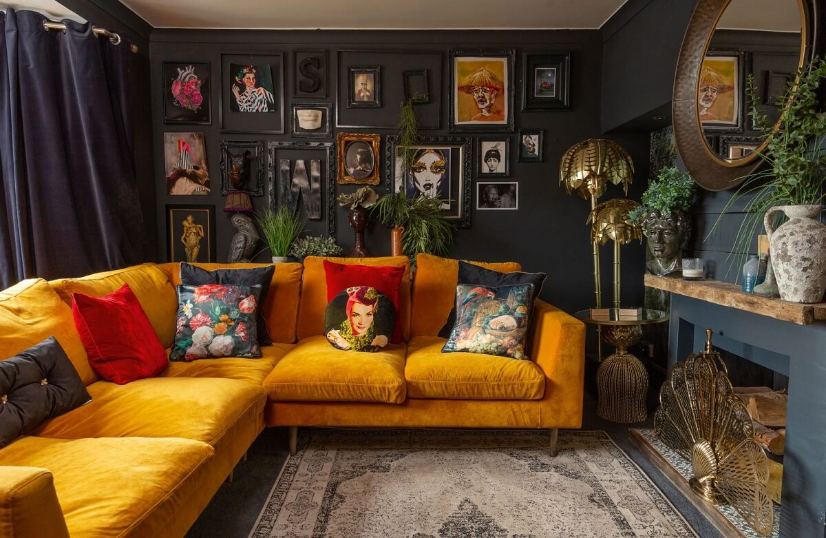 eclectic home shelley carline nordroom The Cozy Eclectic Home of Shelley Carline