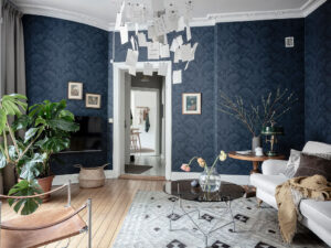 A Beautiful Grey & Blue Scandinavian Apartment - The Nordroom
