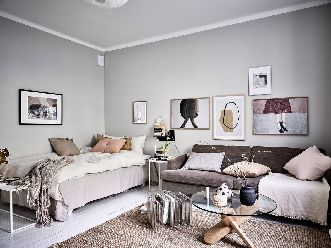 scandinavian studio apartment nordroom2 A Stylish Scandinavian Studio Apartment