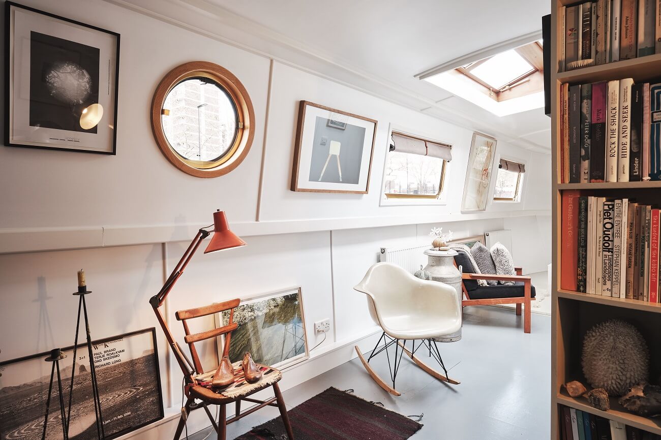 houseboat london nordroom8 A Cozy and Stylish Houseboat in London