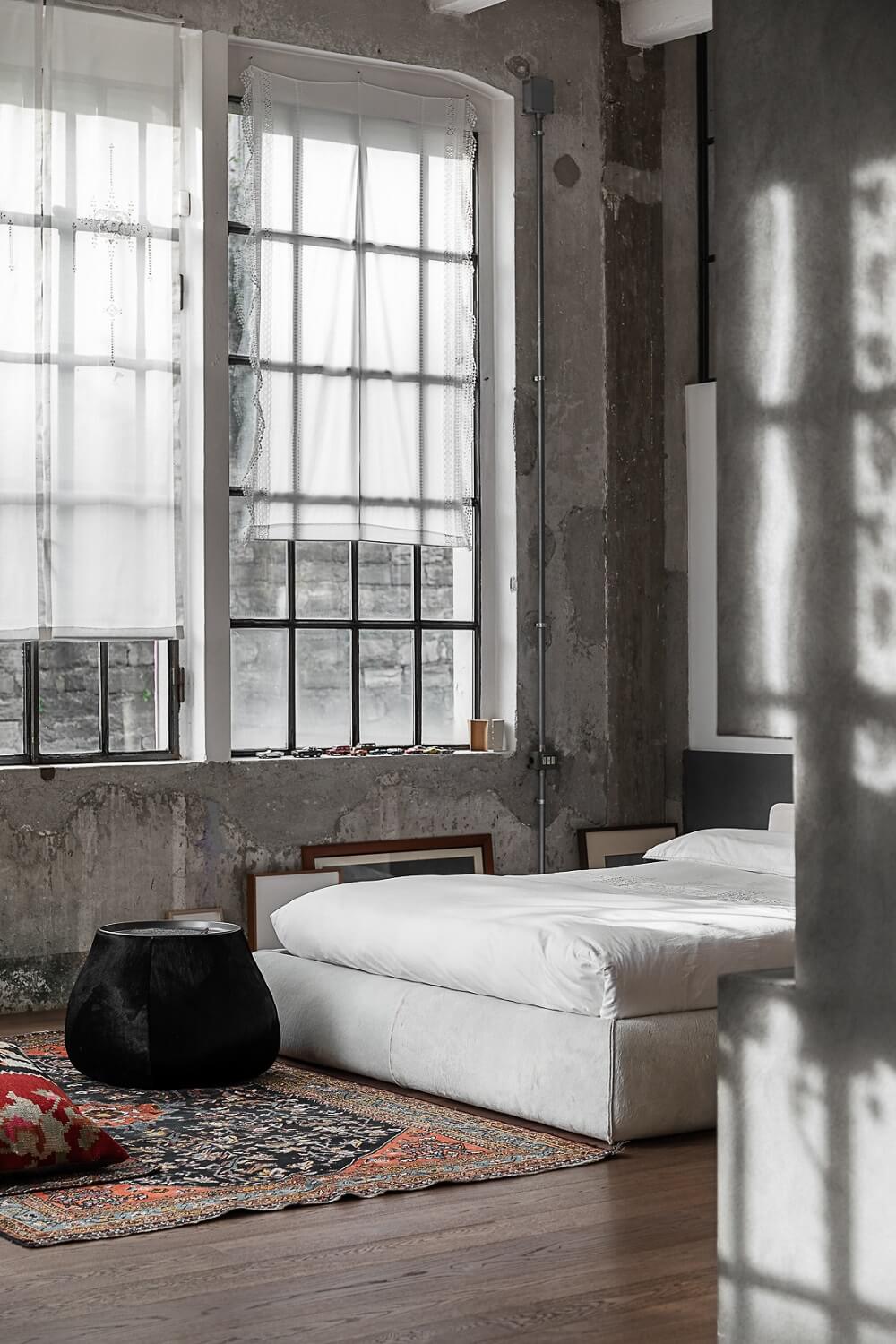 industrial artist loft italy nordroom7 An Industrial Artist Loft in Italy With Jaw Dropping Windows