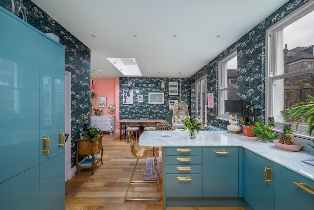 colorful south london home nordroom11 A Color Explosion In A South London Home