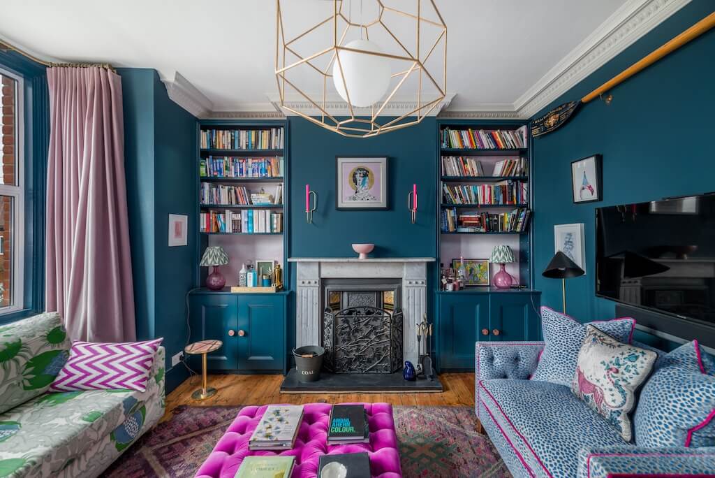 colorful south london home nordroom12 A Color Explosion In A South London Home