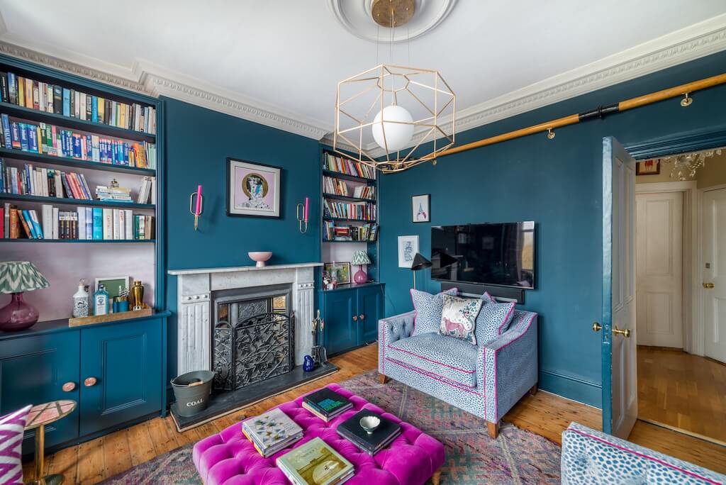 colorful south london home nordroom14 A Color Explosion In A South London Home