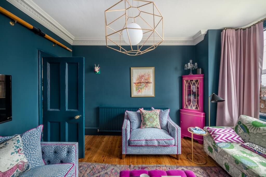 colorful south london home nordroom15 A Color Explosion In A South London Home