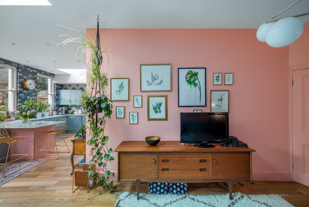 colorful south london home nordroom2 A Color Explosion In A South London Home