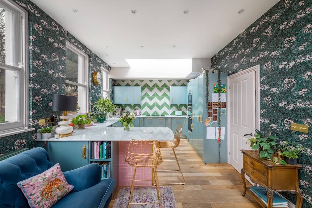 colorful south london home nordroom8 A Color Explosion In A South London Home