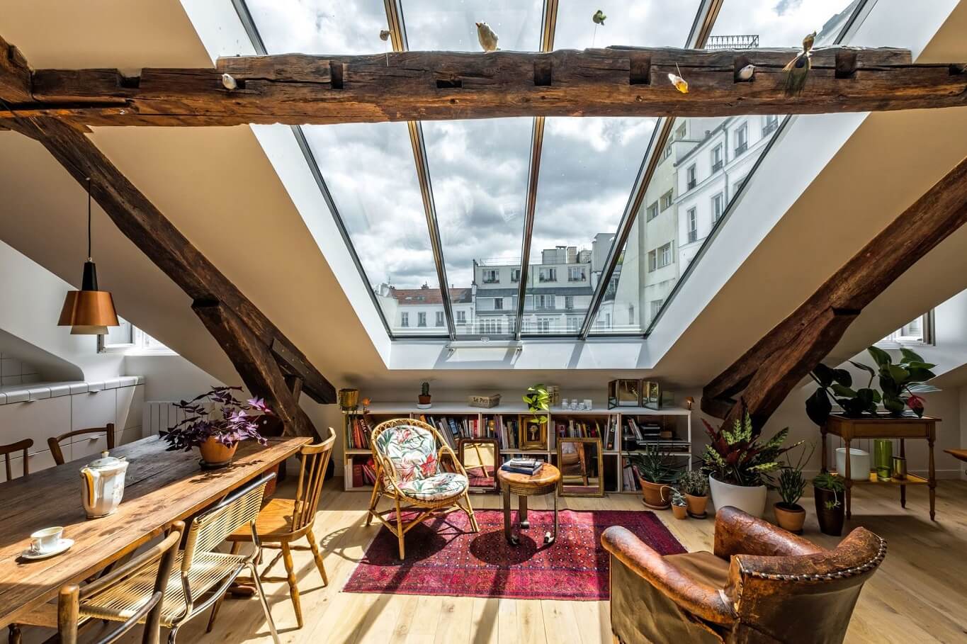 renovated attic apartment paris nordroom A Beautifully Renovated Attic Apartment in Paris