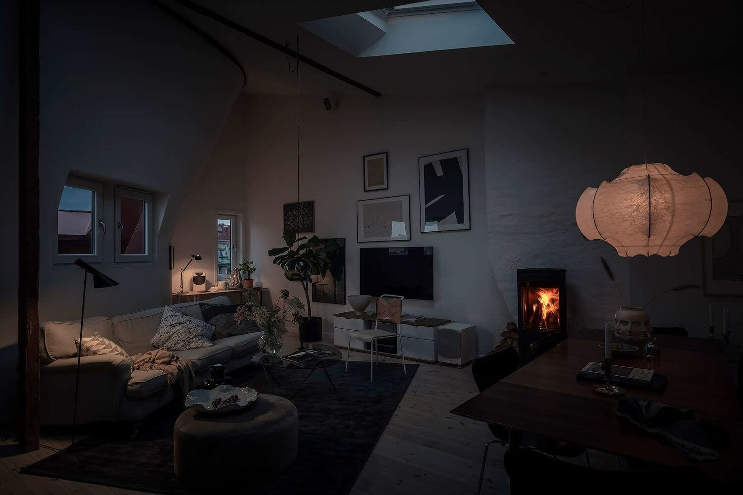 cozy scandinavian attic apartment nordroom5 A Stylish And Cozy Scandinavian Attic Apartment