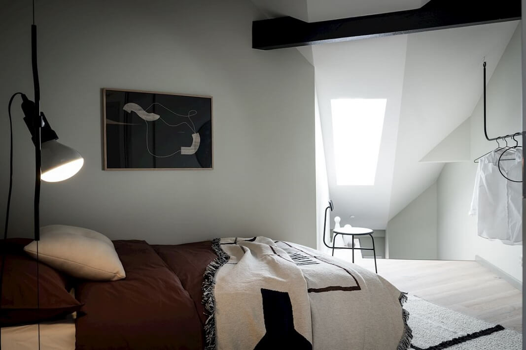 scandinavian attic apartment nordroom11 A Bright And Stylish Scandinavian Attic Apartment
