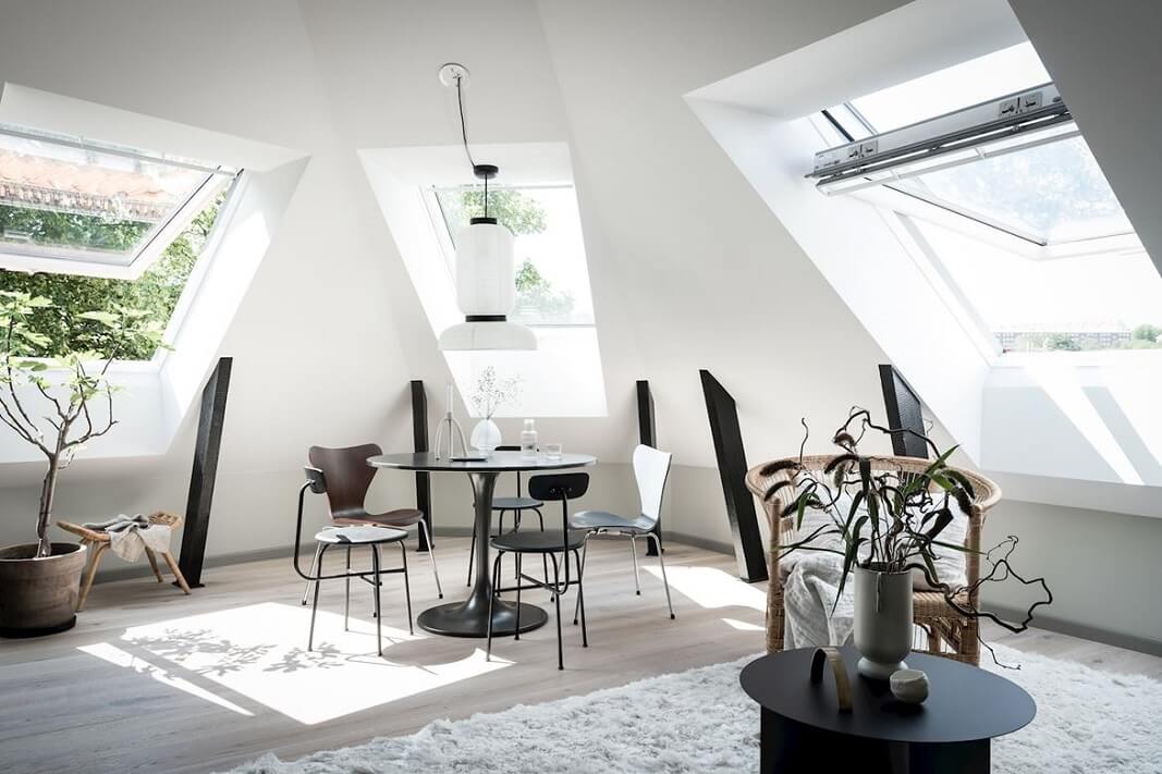 scandinavian attic apartment nordroom2 A Bright And Stylish Scandinavian Attic Apartment