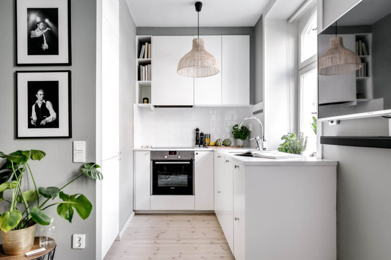 A closer look at Gray And White Scandinavian Apartment Decor Inspiration