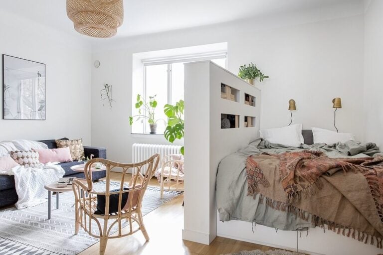 43 Ideas To Divide a Studio Apartment Into Multiple Rooms - The Nordroom