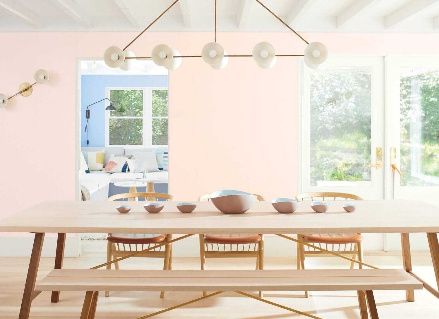 BenjaminMooreColoroftheYear2020FirstLight ColorTrends2020TheNordroom1 The Color Trends For 2020 Are Inspired by Nature