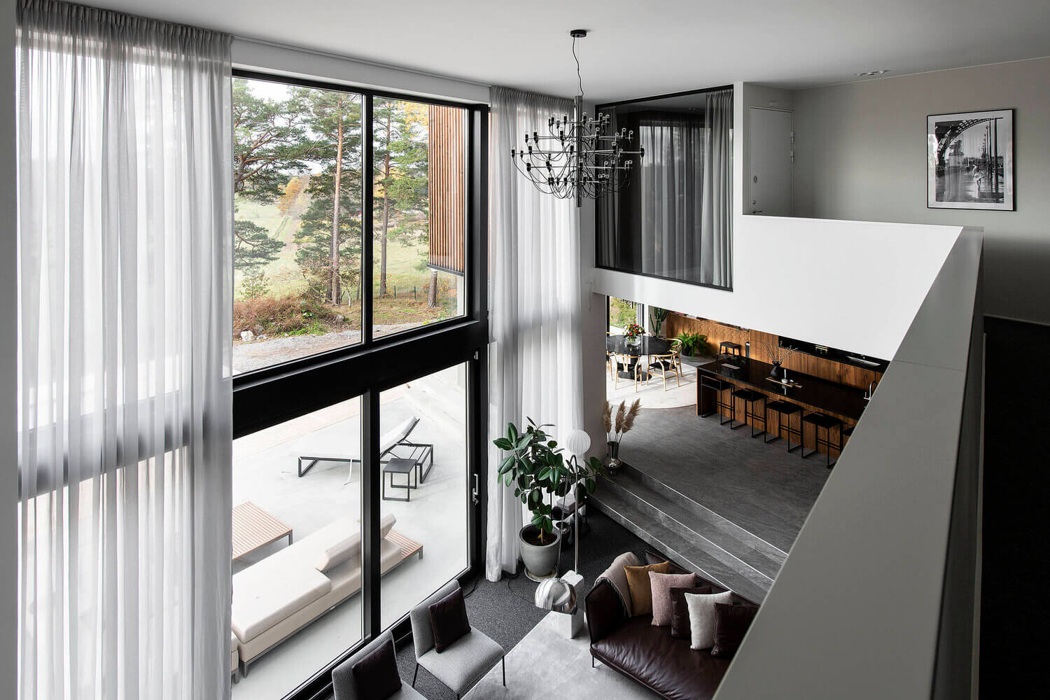 luxurious open plan villa sweden scandinavian design nordroom15 A Luxurious Open Plan Architectural Villa in Sweden