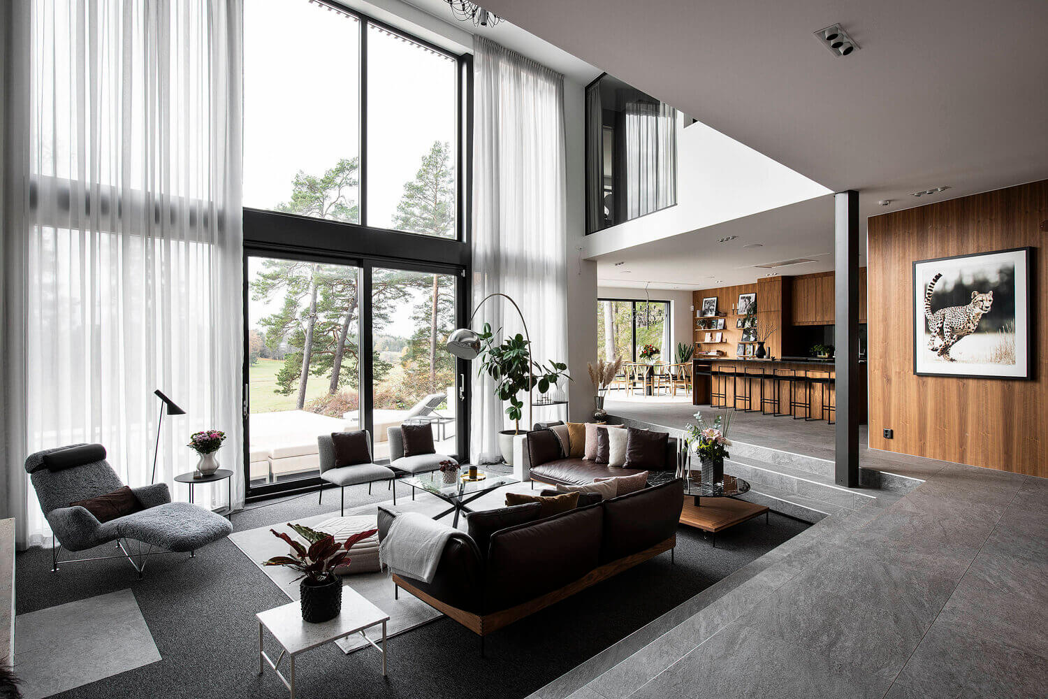 luxurious open plan villa sweden scandinavian design nordroom6 A Luxurious Open Plan Architectural Villa in Sweden