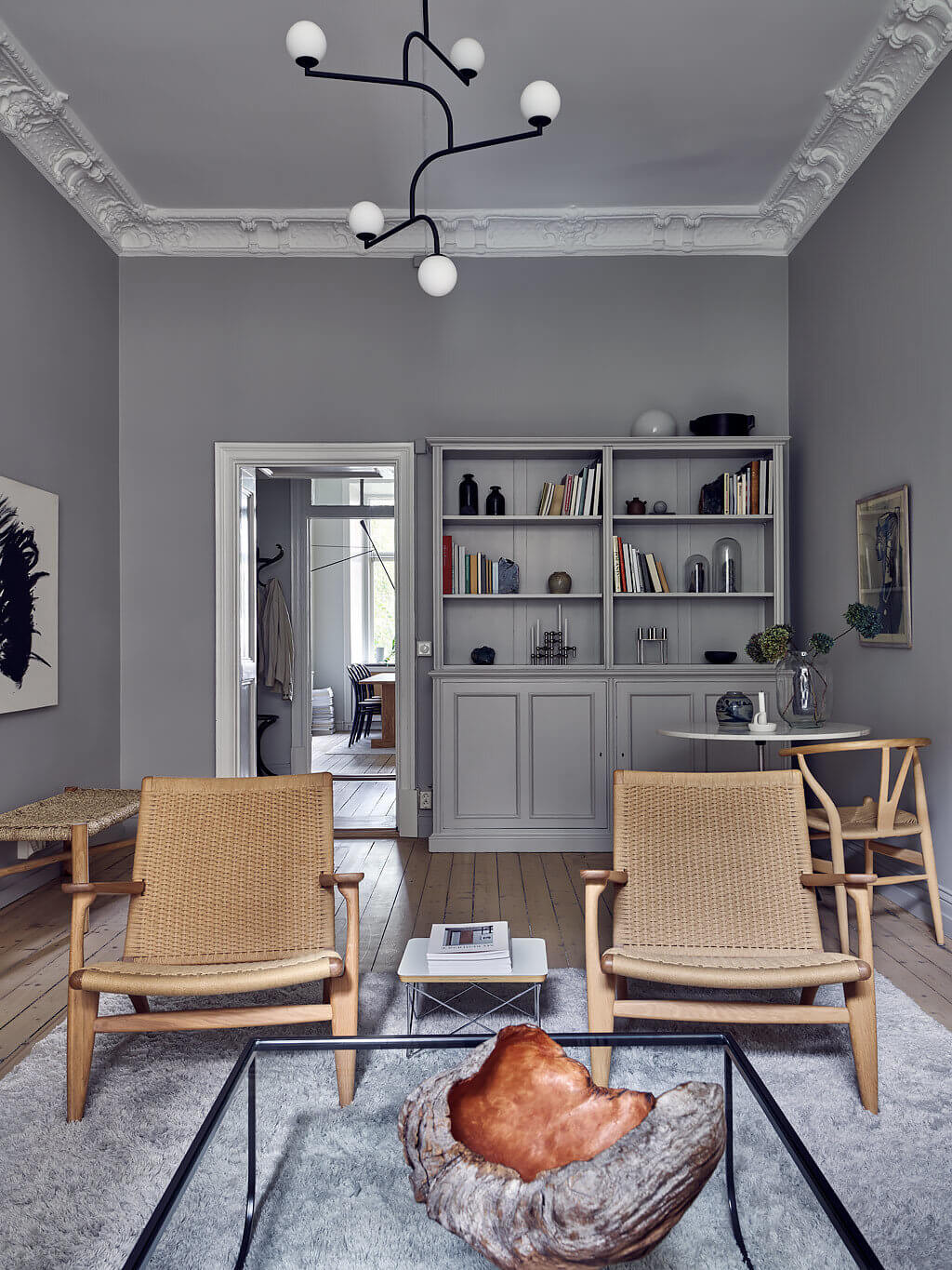 serene grey scandinavian apartment nordroom3 A Serene Scandinavian Apartment Decorated in Grey Tones