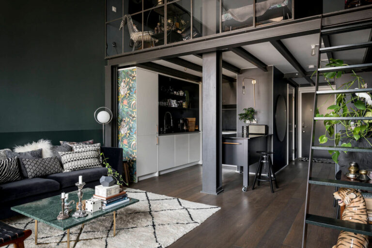 A Moody Scandinavian Loft Apartment - The Nordroom