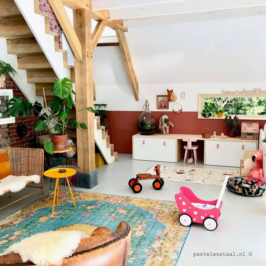pink modern family home netherlands nordroom4 Pink Touches in a Modern Family Home in The Netherlands