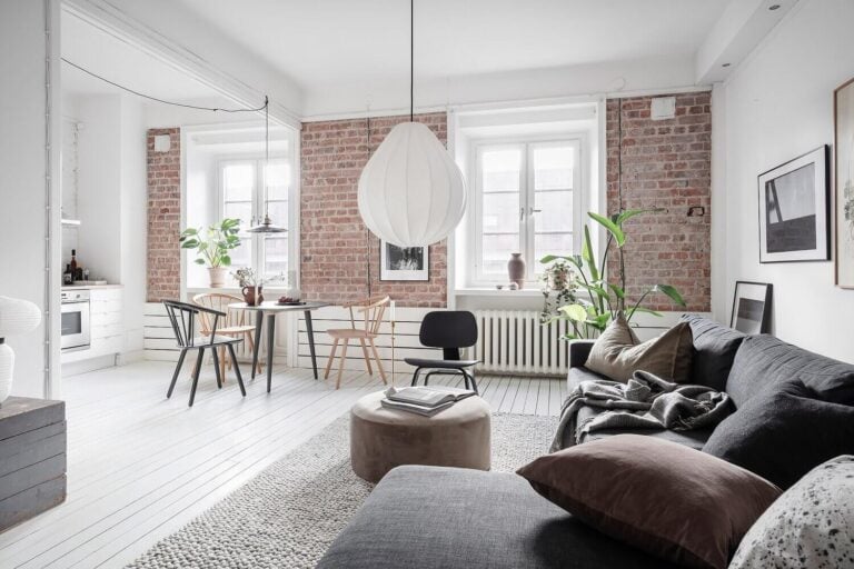 Photo inspiration: Gallery Detail: A Bright Scandinavian Apartment With Exposed Brick Walls