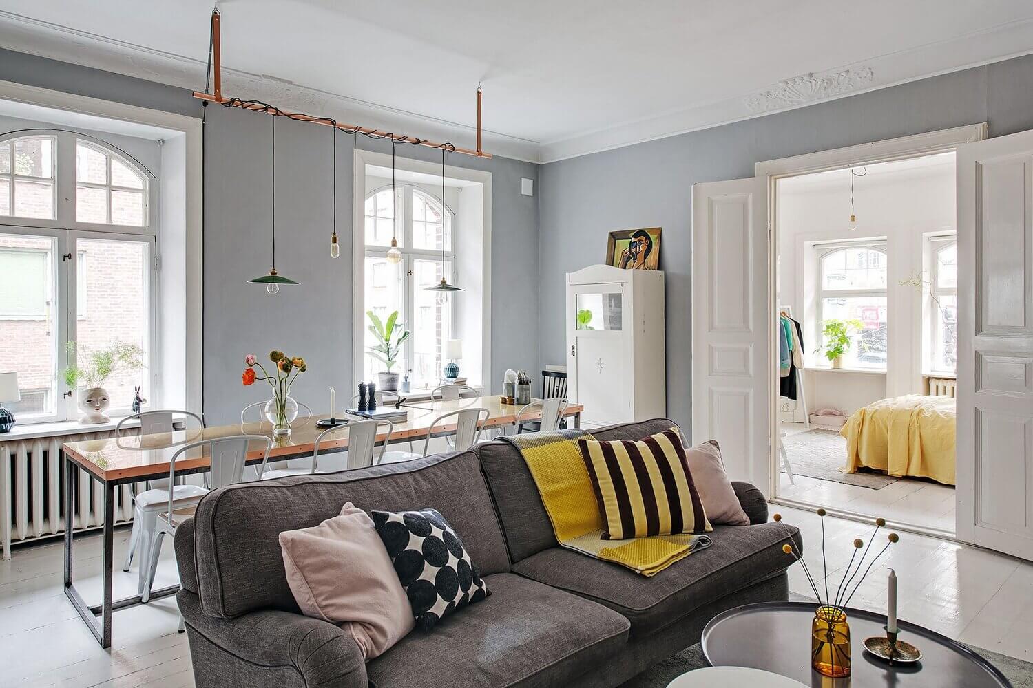 AScandinavianApartmentDecoratedwithBrightPopsofColor TheNordroom2 A Scandinavian Apartment Decorated with Bright Pops of Color