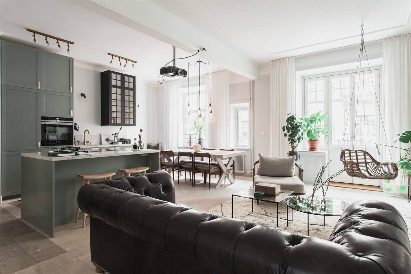 AnElegantOneBedroomApartmentinStockholm TheNordroom2 An Elegant One-Bedroom Apartment in Stockholm