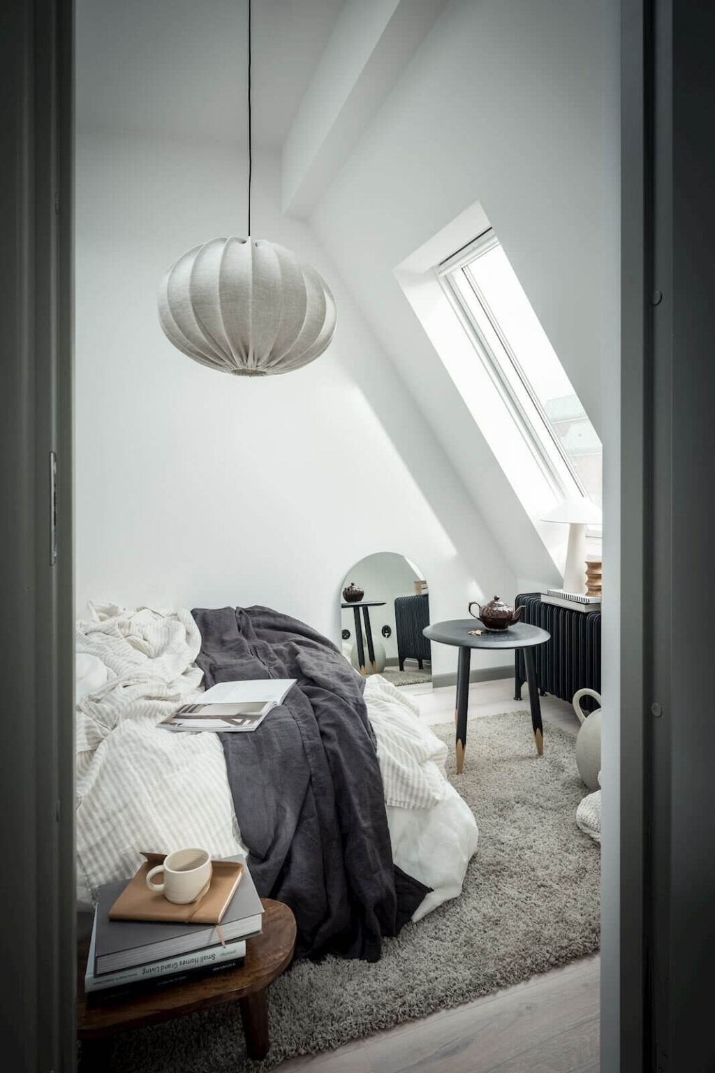 A Light Scandinavian Attic Apartment with a Luxurious Look - The Nordroom