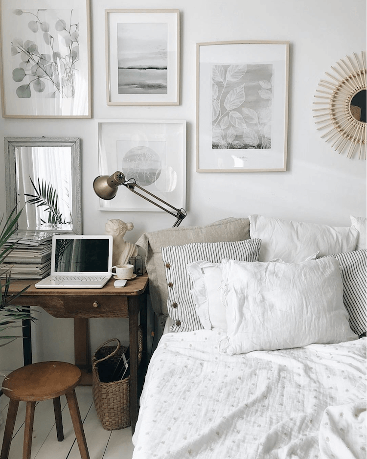 How To Design A Stylish Bedroom Home Office - The Nordroom