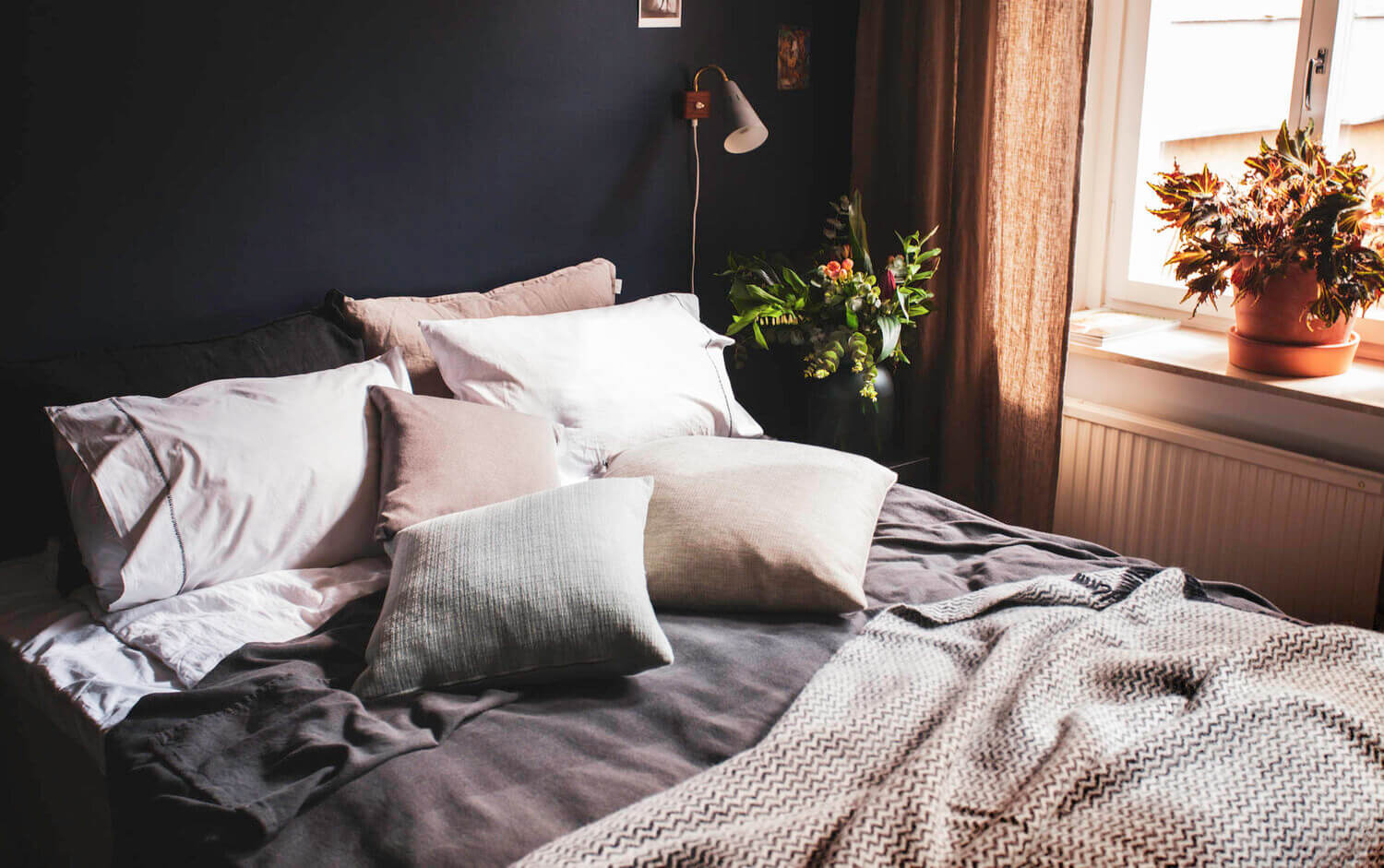 AWarmScandiApartmentwithaMoodyBedroom TheNordroom12 A Warm Scandinavian Apartment with a Moody Bedroom