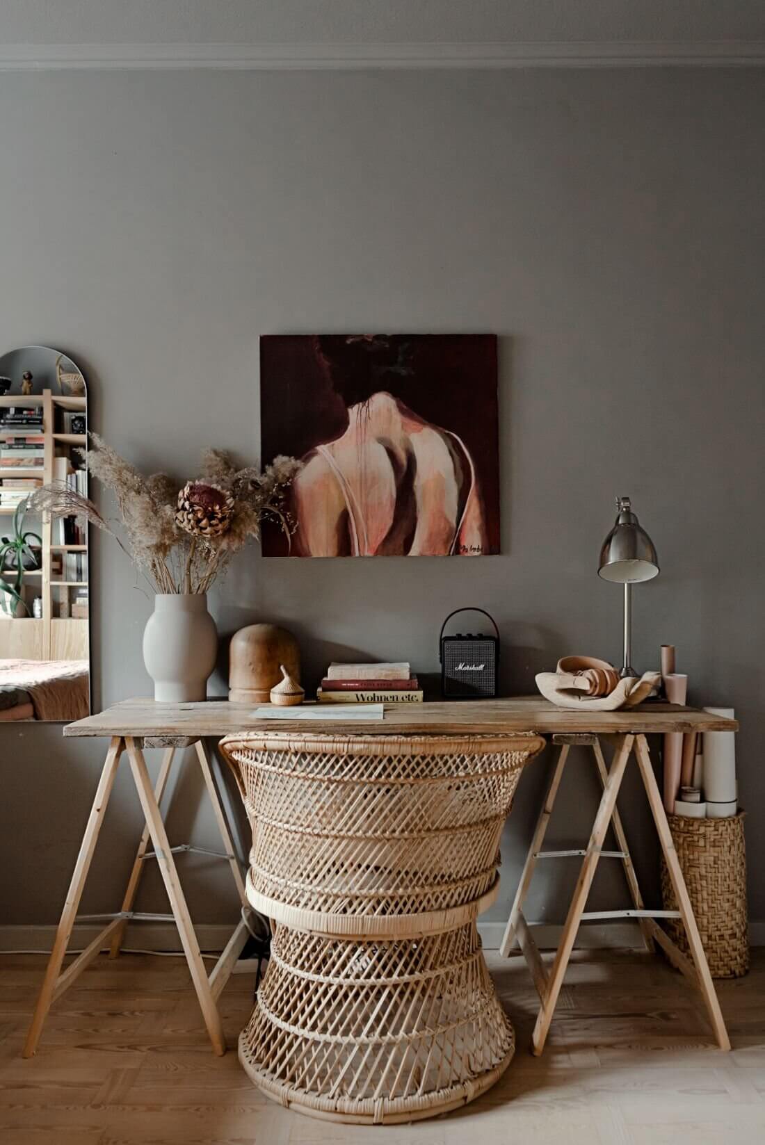 earthy natural scandinavian apartment anna malmberg nordroom12 Earthy Tones and Natural Materials in a Scandi Apartment