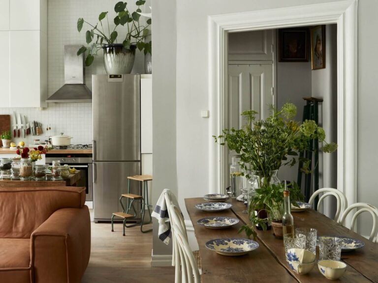 Image showcasing A Light Scandinavian Apartment with Vintage Touches - The Nordroom