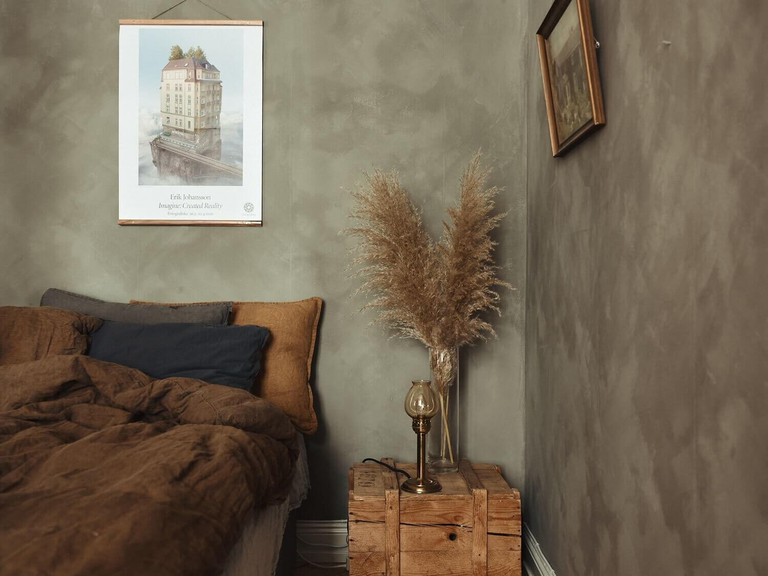 small apartment warm earthy tones nordroom9 A Small Apartment Decorated in Warm Earth Tones