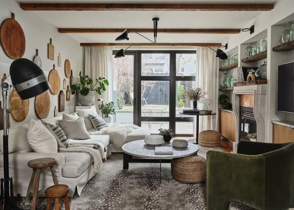warm brooklyn brownstone nordroom4 A Warm Brooklyn Brownstone Filled with Interesting Home Decor Ideas
