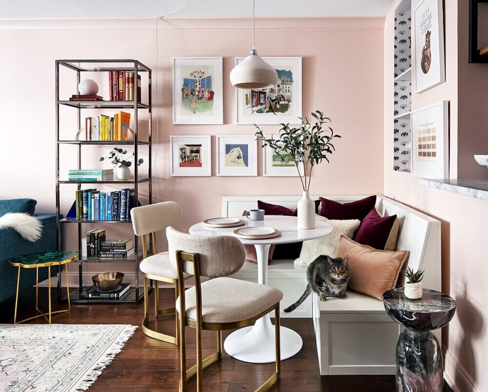 AVibrantPinkandBlueApartmentwithCleverStorageIdeas TheNordroom4 A Vibrant Pink and Blue Apartment with Clever Storage Ideas