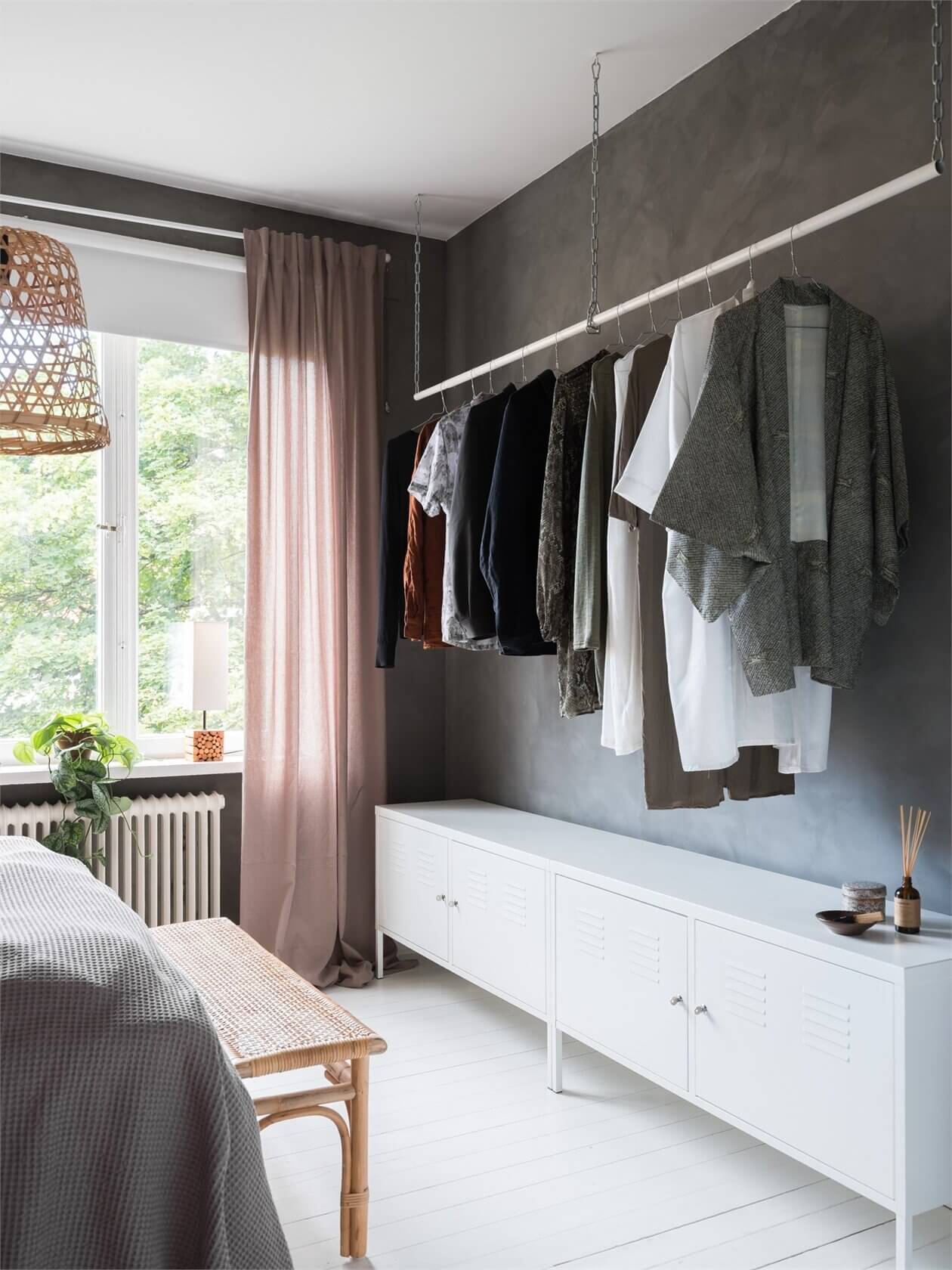 grey pink scandinavian apartment nordroom12 A Lovely Grey and Pink Scandinavian Apartment