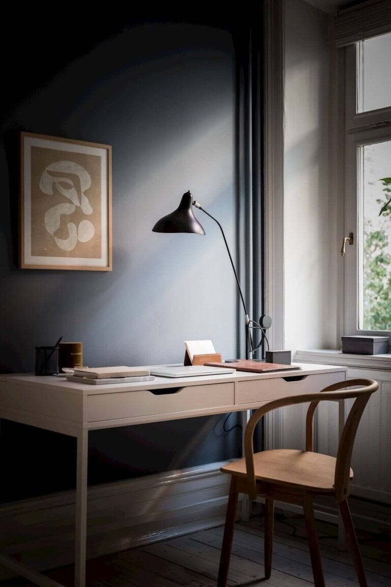 View of High Ceilings and Original Features In A Stunning Swedish Apartment ...