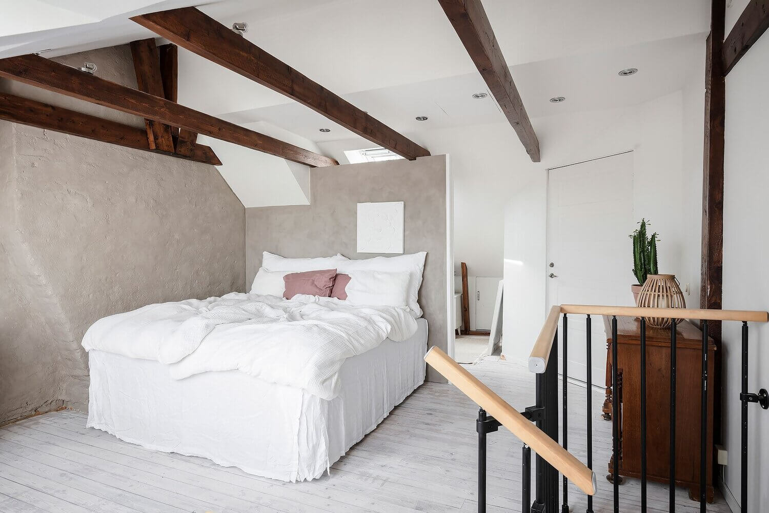scandinavian maisonette attic bedroom nordroom14 A Scandinavian Maisonette With A Bright Attic Bedroom