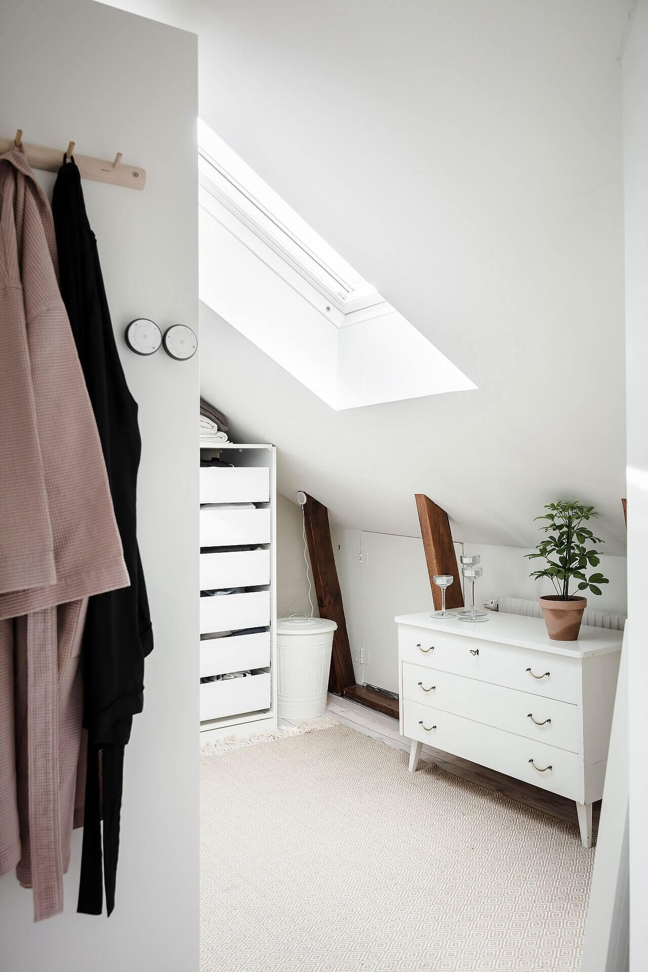 scandinavian maisonette attic bedroom nordroom15 A Scandinavian Maisonette With A Bright Attic Bedroom
