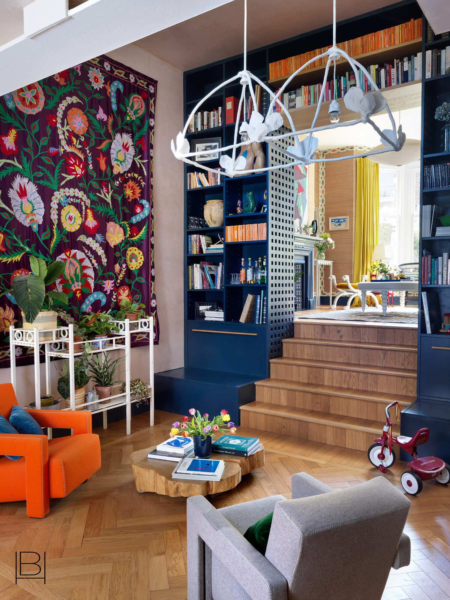 colorful london family home beata heuman nordroom A Colorful London Family Home Designed By Beata Heuman