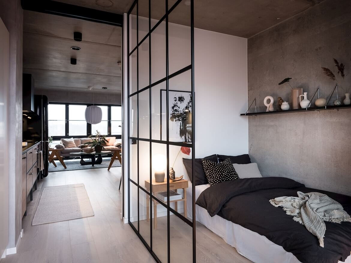 industrial scandinavian apartment nordroom7 Industrial and Scandinavian Design in a Beautiful Apartment